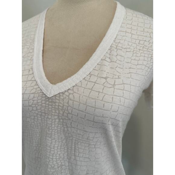 Zadig & Voltaire Wassa Burn V Neck Tshirt Size XS - Picture 3 of 3